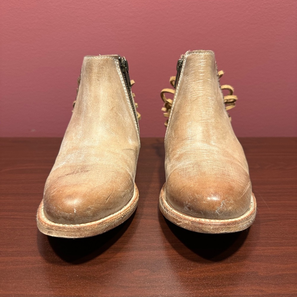 Freebird by Steven JoJo!! Tan Leather Mules size 8